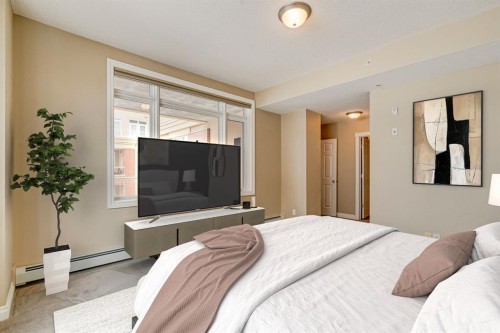 3306-24 Hemlock Crescent Sw, Calgary, AB - Indoor Photo Showing Bedroom