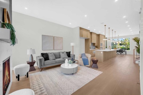 8114 Bowness Road Nw, Calgary, AB - Indoor Photo Showing Living Room