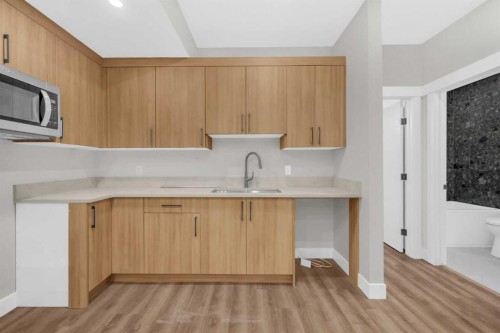 8114 Bowness Road Nw, Calgary, AB - Indoor Photo Showing Kitchen With Double Sink