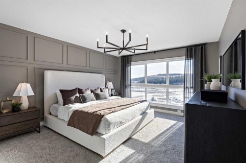 134 Belmont Passage Sw, Calgary, AB - Indoor Photo Showing Bedroom