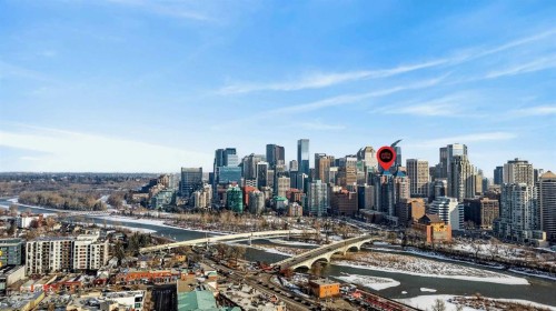 1402-910 5 Avenue Sw, Calgary, AB - Outdoor With View