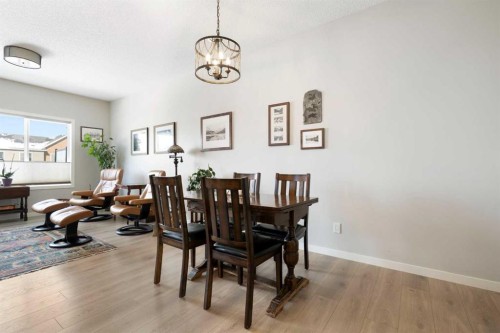 46 Emberside Place, Cochrane, AB - Indoor Photo Showing Dining Room