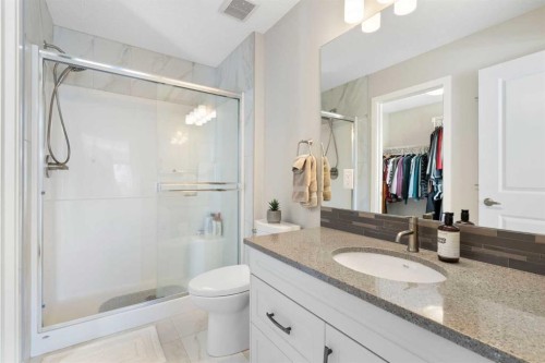 46 Emberside Place, Cochrane, AB - Indoor Photo Showing Bathroom