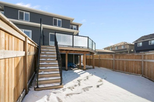 46 Emberside Place, Cochrane, AB - Outdoor With Deck Patio Veranda