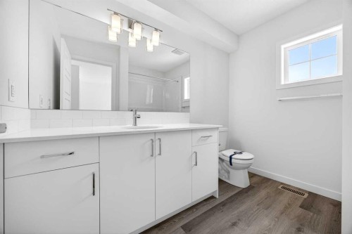 66 Creekside Way Sw, Calgary, AB - Indoor Photo Showing Bathroom