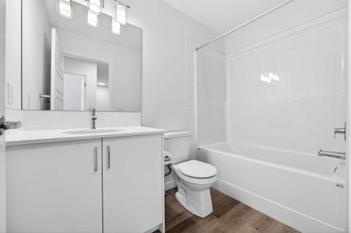 66 Creekside Way Sw, Calgary, AB - Indoor Photo Showing Bathroom