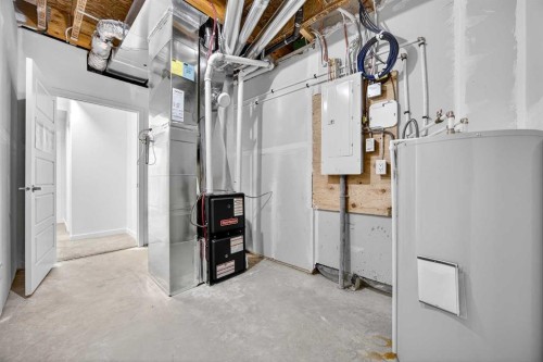 66 Creekside Way Sw, Calgary, AB - Indoor Photo Showing Basement