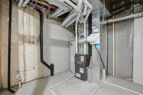 45 Wild Rose Way Se, Calgary, AB - Indoor Photo Showing Basement