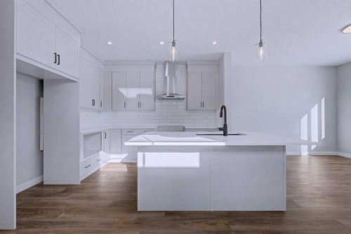 41 Ambleton Boulevard Nw, Calgary, AB - Indoor Photo Showing Kitchen