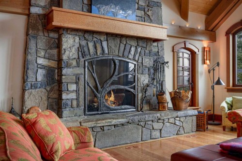 145 Silvertip Ridge, Canmore, AB - Indoor With Fireplace