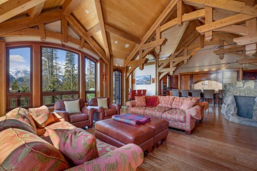 145 Silvertip Ridge, Canmore, AB - Indoor Photo Showing Living Room