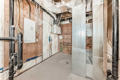 27 Williams Avenue, Olds, AB - Indoor Photo Showing Basement