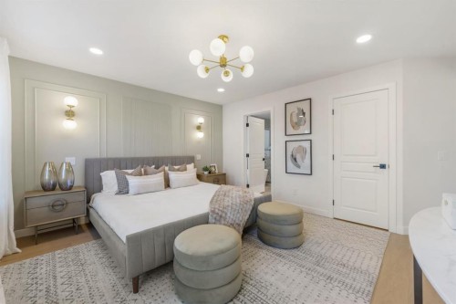 125 Discovery Place Sw, Calgary, AB - Indoor Photo Showing Bedroom