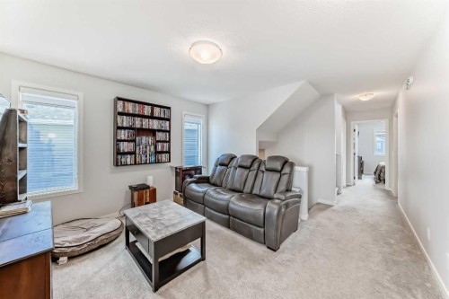 160 Lucas Common Nw, Calgary, AB - Indoor Photo Showing Living Room