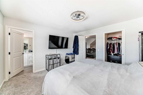 160 Lucas Common Nw, Calgary, AB - Indoor Photo Showing Bedroom