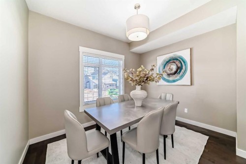 606 Skyview Point Place Ne, Calgary, AB - Indoor Photo Showing Dining Room