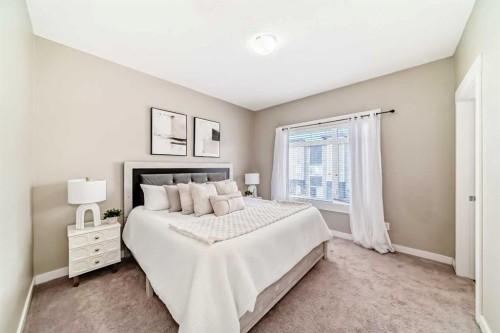 606 Skyview Point Place Ne, Calgary, AB - Indoor Photo Showing Bedroom