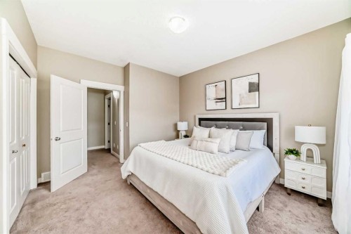 606 Skyview Point Place Ne, Calgary, AB - Indoor Photo Showing Bedroom