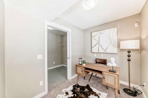606 Skyview Point Place Ne, Calgary, AB - Indoor Photo Showing Office