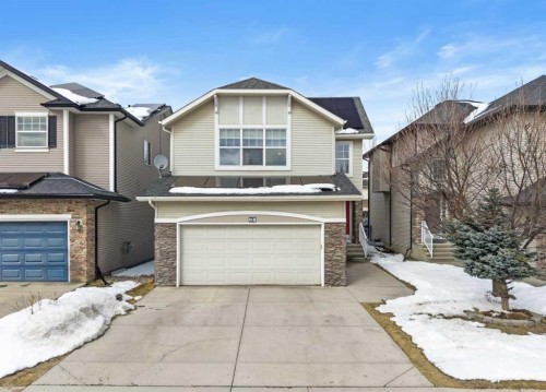98 Cougarstone Close Sw, Calgary, AB - Outdoor With Facade