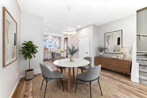 1326 Mahogany Boulevard Se, Calgary, AB - Indoor Photo Showing Dining Room