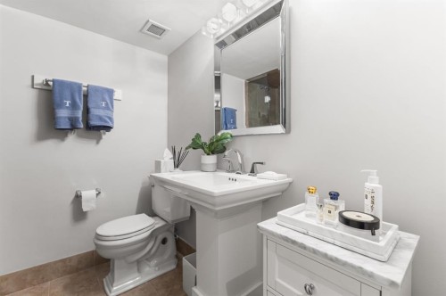 4N-222 Eagle Ridge Drive Sw, Calgary, AB - Indoor Photo Showing Bathroom