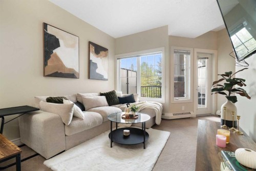 227-60 Royal Oak Plaza Nw, Calgary, AB - Indoor Photo Showing Living Room