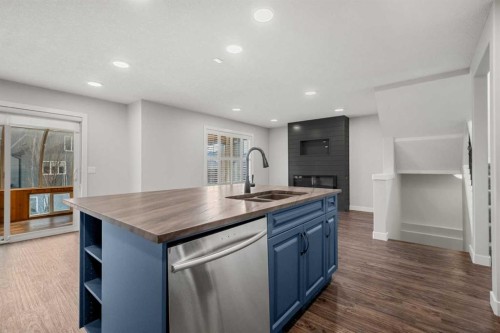 175 Kincora Crescent Nw, Calgary, AB - Indoor Photo Showing Kitchen With Double Sink