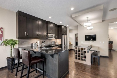 80 Auburn Springs Boulevard Se, Calgary, AB - Indoor Photo Showing Kitchen With Stainless Steel Kitchen With Upgraded Kitchen