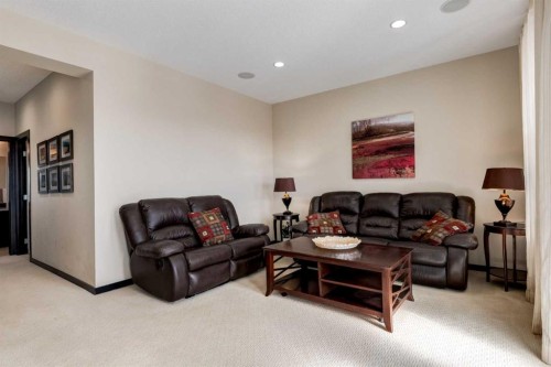 80 Auburn Springs Boulevard Se, Calgary, AB - Indoor Photo Showing Living Room