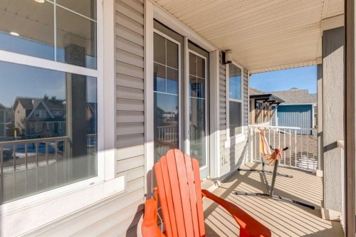 80 Auburn Springs Boulevard Se, Calgary, AB - Outdoor With Deck Patio Veranda With Exterior