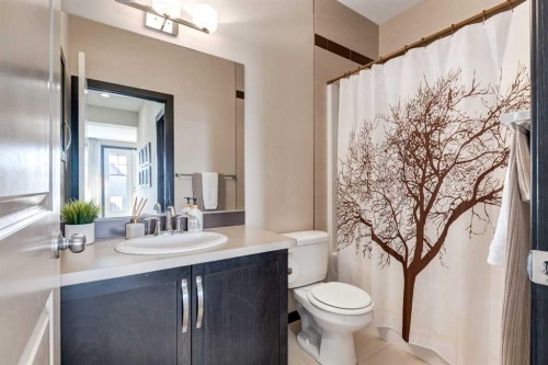 80 Auburn Springs Boulevard Se, Calgary, AB - Indoor Photo Showing Bathroom