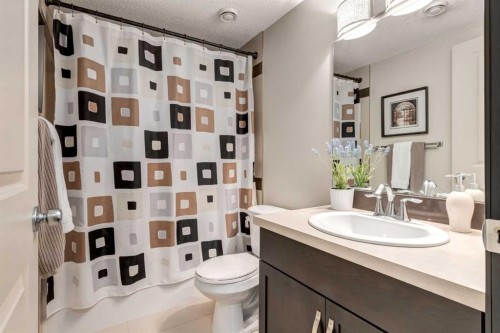 80 Auburn Springs Boulevard Se, Calgary, AB - Indoor Photo Showing Bathroom