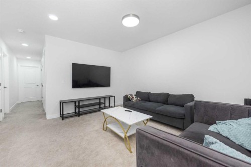 308 Sora Terrace Se, Calgary, AB - Indoor Photo Showing Living Room