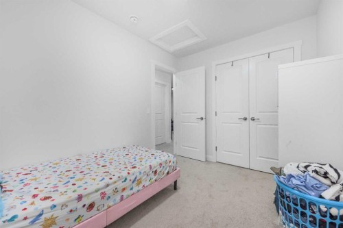 308 Sora Terrace Se, Calgary, AB - Indoor Photo Showing Bedroom