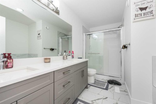 308 Sora Terrace Se, Calgary, AB - Indoor Photo Showing Bathroom
