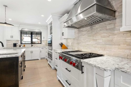 10 Willow Park Green Se, Calgary, AB - Indoor Photo Showing Kitchen With Upgraded Kitchen