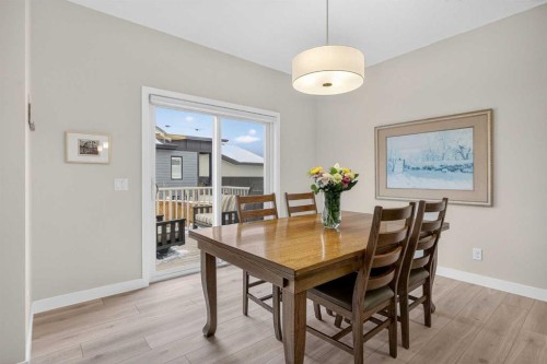 218 Riviera View, Cochrane, AB - Indoor Photo Showing Dining Room