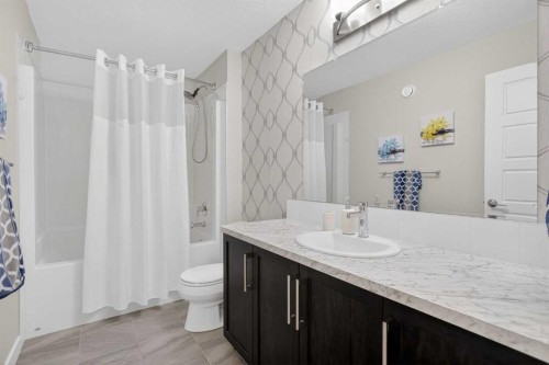 218 Riviera View, Cochrane, AB - Indoor Photo Showing Bathroom