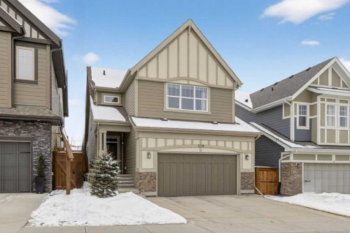 218 Riviera View, Cochrane, AB - Outdoor With Facade