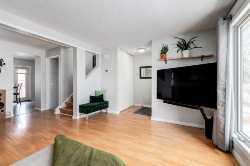 955 Erin Woods Drive Se, Calgary, AB - Indoor Photo Showing Living Room