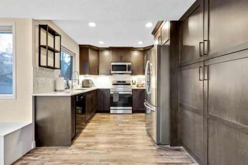 224 Macewan Ridge Close Nw, Calgary, AB - Indoor Photo Showing Kitchen With Stainless Steel Kitchen With Upgraded Kitchen