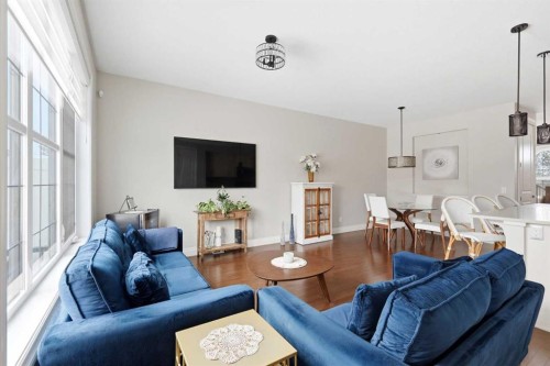 230 Quarry Park Boulevard Se, Calgary, AB - Indoor Photo Showing Living Room