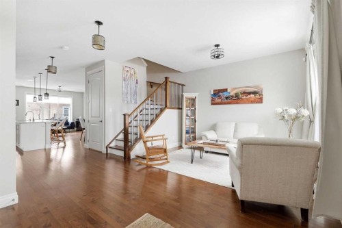 230 Quarry Park Boulevard Se, Calgary, AB - Indoor Photo Showing Living Room