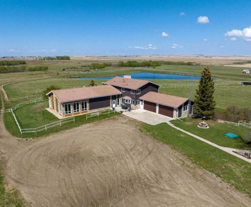185038 Range Road 241, Milo, AB - Outdoor With View