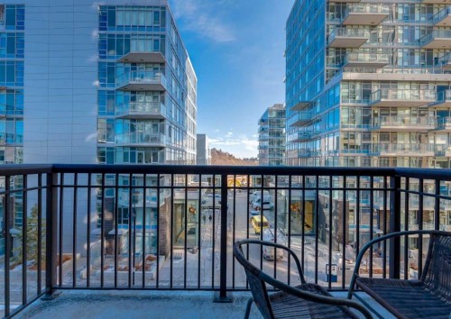 414-222 Riverfront Avenue Sw, Calgary, AB - Outdoor With Balcony