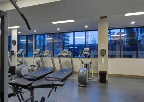 414-222 Riverfront Avenue Sw, Calgary, AB - Indoor Photo Showing Gym Room