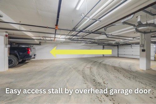 210-25 Walgrove Walk Se, Calgary, AB - Indoor Photo Showing Garage