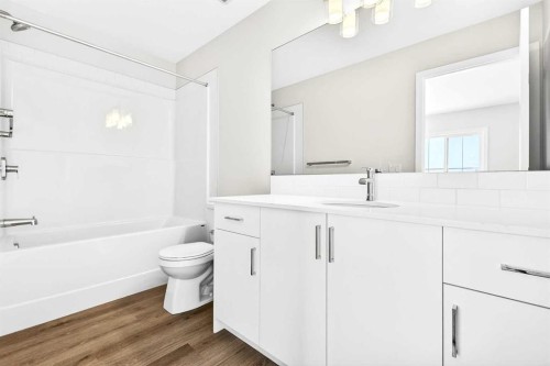 101-40 Creekside Way Sw, Calgary, AB - Indoor Photo Showing Bathroom