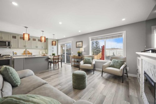 117 Citadel Bluff Close Nw, Calgary, AB - Indoor Photo Showing Living Room